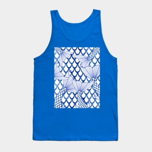 BLUE Mermaid Tail Tank Top